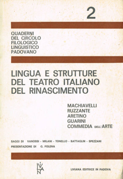 Lingua e strutture del teatro italiano del…