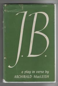 cover of J. B. A Play in Verse