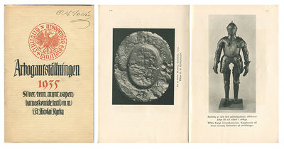 Arbogautställningen 1935. Silver, tenn, mynt,…