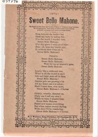 Song sheet: SWEET BELLE MAHONE