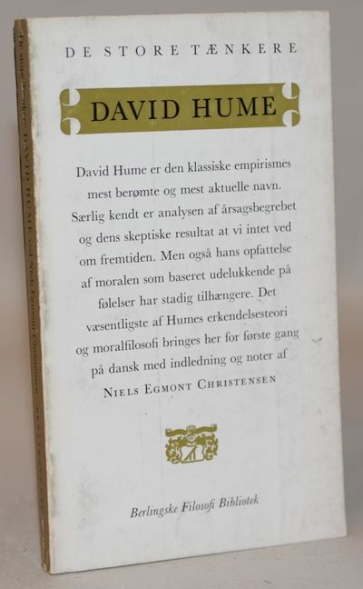 David Hume. De store tænkere.
