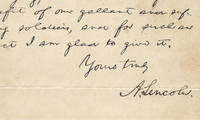 President Abraham Lincoln Expresses His Personal Concern for our gallant and suffering soldiers