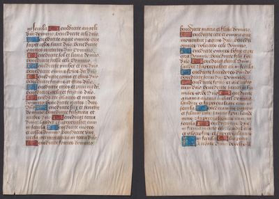 [Incipit:] [eu]m in secula. Benedicte angeli…