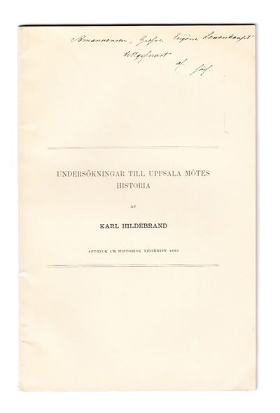 Undersökningar till Uppsala mötes historia.…