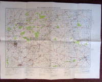 ORDNANCE SURVEY MAP - NO 74 - KETTERING & HUNTINGDON - SECOND WAR REVISION 1940