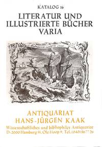 Catalogue 16/n.d. : Litteratur und illustrierte Bücher, Varia.