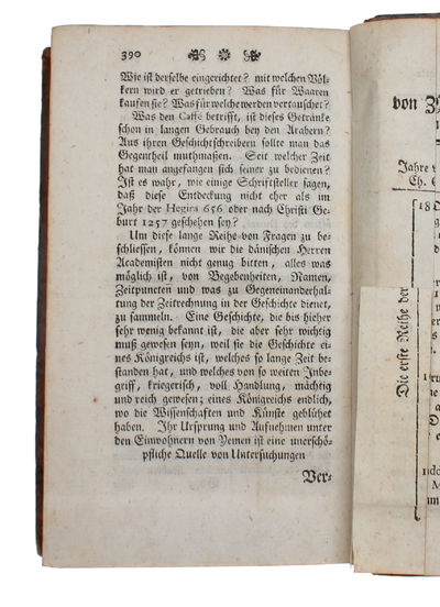 Fragen an eine Gesellschaft Gelehrter Männer, die auf Befehl Ihro Majestät des Königes von Dännemark nach Arabien reisen. - [THE HANDBOOK OF NIEBUHR'S ARABIA-EXPEDITION] (photo 6)