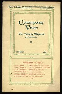 image of Contemporary Verse: October 1918