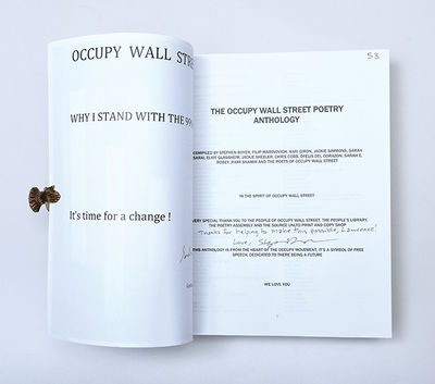 The Occupy Wall Street Poetry Anthology.; (photo 2)