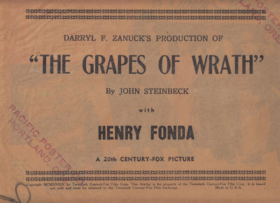 The Grapes of Wrath.