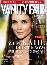 cover of VANITY FAIR: KATIE HOLMES & SCIENTOLOGY
