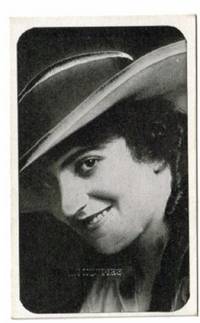 An Original 1917 Kromo Gravure Photo Card of the Movie Star Helen Holmes