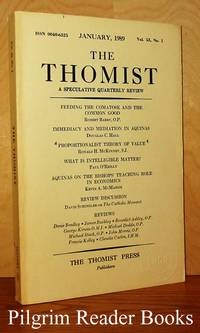 The Thomist: A Speculative Quarterly Review. Volume 53, Number 1,  January 1989 de DiNola OP., J. A. (editor) - 1989