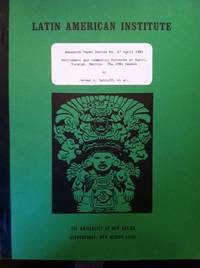 Settlement and Community Patterns At Sayil, Yucatan, Mexico: The 1984 Season (Latin American Institute&#039;s Research Paper Series: No. 17, April 1985) by Jeremy A. Sabloff - 1985-01-01