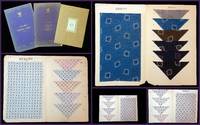 3 Lg Format Sample Swatch Folios for Dimity, Voile and Batiste Cottons