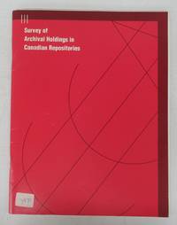 cover of Survey of Archival Holdings in Canadian Repositories
