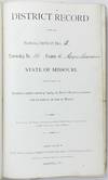 District Record of School District No. B Township No. 14, County of Cape Girardeau, State of Missouri..