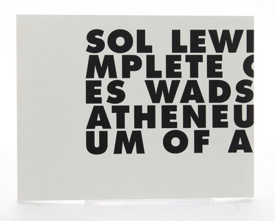 Sol Lewitt: Incomplete Open Cubes.
