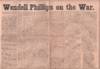 Wendell Phillips on the War