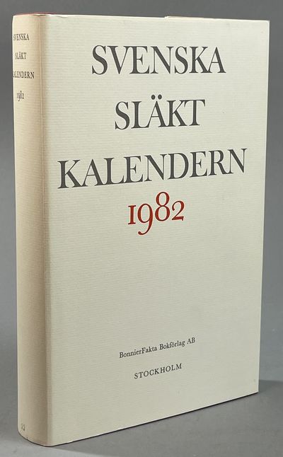 Svenska släktkalendern 1982. Utgiven av Gösta…