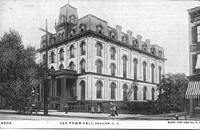 image of Old Town Hall, Jamaica L.I., NY on Pre-1908 Undivided Reverse Postcard