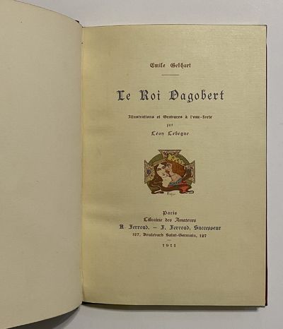 [WOMAN BOOKBINDER]. Le Roi Dagobert....; (photo 13)