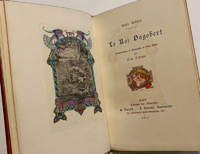 [WOMAN BOOKBINDER]. Le Roi Dagobert....; (photo 2)