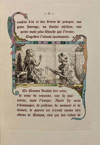 [WOMAN BOOKBINDER]. Le Roi Dagobert....; (photo 3)