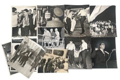 Cuban Exile Protest, Refugee Processing, Caravan Of Sorrow; Miami Herald Press Photography Archive 1960 to 1966
