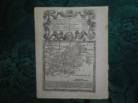 Original Owen & Bowen Antique Map of CARMARTHENSHIRE. Circa. 1720 From  Britannia Depicta, or ' Ogilby Improved '