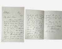 Autograph letter signed by the Bishop of Rangoon, John Harford Titcomb (1831-1902) on the eve of him setting sail for Burmah