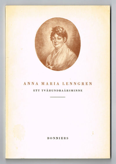 Anna Maria Lenngren. 1754 18/6 1954. Katalog…