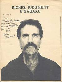 Riches, Judgment & Gagaku by Steve RICHMOND - Signed First Edition - 1989 - from Between the Covers- Rare Books, Inc. ABAA (SKU: 95845)