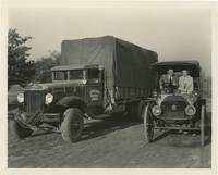 California Straight Ahead! (Original photograph of John Wayne and Louise Latimer on the set of the 1937 film)