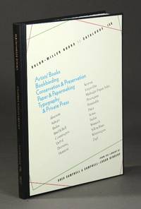 Rulon-Miller Books catalogue 156. Artists' books, bookbinding, conservation & preservation, paper & papermaking,… by Greg & Campbell-Logan Bindery Campbell
- Hardcover
- 2017
- from Rulon-Miller Books (SKU: 56867)