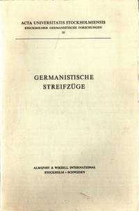 Germanistische Streifzüge. Festschrift für Gustav…