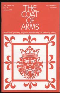 cover of Coat of Arms, The (An heraldic quarterly magazine published by The Heraldry Society; N.S. Volume XII; No.179; Autumn 1997)
