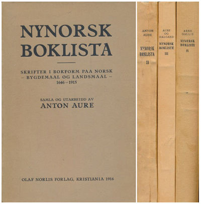 NYNORSK BOKLISTA.