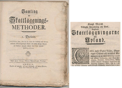 Samling af skattläggnings-methoder. 1. delen,…