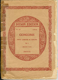 Giuseppe Concone : Fifty Lessons in Singing : Op. 9 for Medium Voice by Dr. L Benda - Paperback - First Edition - 1906 - from Squirrel Away Books (SKU: 013065)