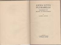 image of Anna Livia Plurabelle; Fragment of Work in Progress