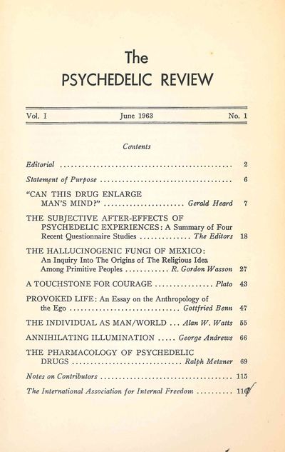 Psychedelic Review. Vol. 1, No. 1...; (photo 2)