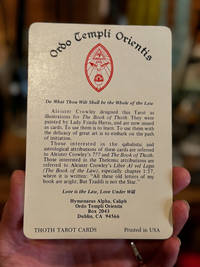 Thoth Tarot Card Deck/ Ordo Templi Orientis [complete] White Box A 1st Edition Box 1968