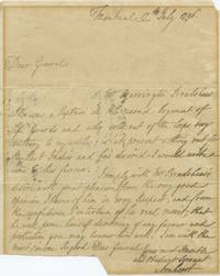 Jeffery Amherst ASL &quot;letter of recommendation&quot; for Barrington Bradshaw (to unkonwn) UK Manusricpt 1796 by AMHERST, Jeffery, 1st Baron Amherst [1717-1797] - 1796