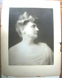 ORIGINAL OVERSIZE SILVER PRINT PHOTOGRAPH OF GERTRUDE ATHERTON BY ARNOLD GENTHE