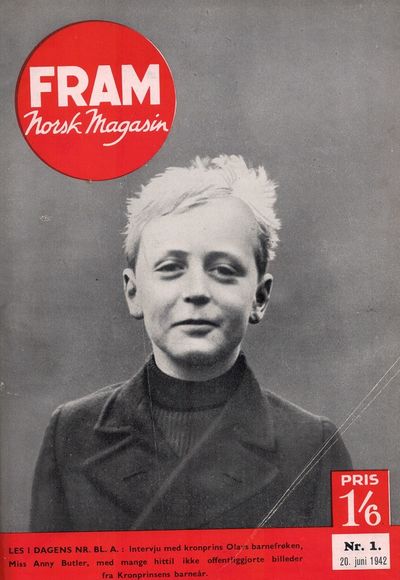 Norsk magasin. 1942. Nr. 1-13 + Julenummer. - 1943. Nr. 1-25 + Julenummer. - 1944. Nr. 1-26. 1.-3. årgang. Utgitt av Den Kgl. Norske Regjerings Informasjonskontor, (photo 2)