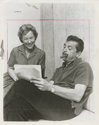 Original photograph of Ernie Kovacs with his assistant Audrey, circa 1950s