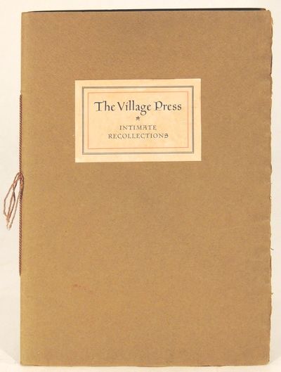 Intimate Recollections of the Village Press