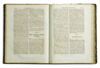 I. A: Ogsaa et Forsvar for Qvindens höie Anlæg. II. B: Kjøbenhavnspostens Morgenbetragtninger i Nr. 43 + III. B: Om Fædrelandets Polemik + IV. S. KIERKEGAARD: Til Hr. Orla Lehman. [printed in: Kjøbenhavns flyvende Post, Interimsblad Nr. 34, 76, 82/83 ... - [VERY RARE FIRST PRINTINGS OF KIERKEGAARD'S FIRST FOUR PUBLICATIONS] (photo 3)
