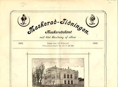 Maskerad-Tidningen. Maskeradskämt med litet…